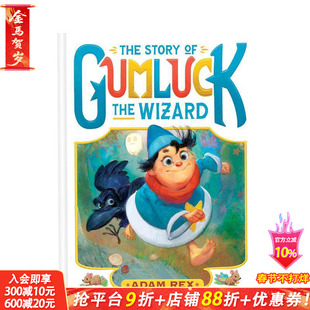 【预售】【美国出版人周刊年度童书】魔法师古姆鲁克的故事（卷1） The Story of Gumluck the Wizard英文儿童章节桥梁故事进口书