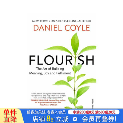 【预售】蓬勃发展：构建意义、快乐和成就的艺术 Flourish 原版英文生活综合 正版进口书