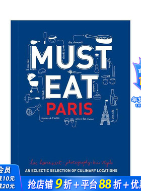 【现货】不得不吃：巴黎 An Eclectic Selection of Culinary Locations 英文原版
