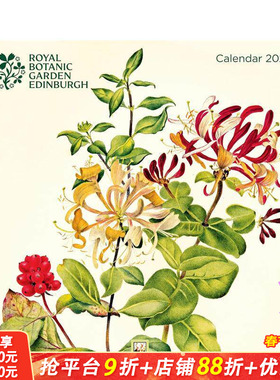 【预售】【日历】爱丁堡皇家植物园 2026年挂历 Royal Botanic Garden Edinburgh Wall Calendar  艺术创意文创周边 正版进口