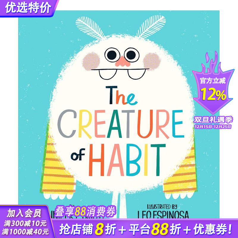 【现货】拥有固定模式的生物习惯The Creature of Habit 4-8岁儿童启蒙早教趣味故事绘本 英文原版 如何打破固有思维启发 图书