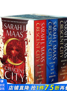 【预售】新月城系列套装 Crescent City Hardcover Box Set 原版英文文学小说 正版进口书