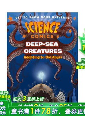 【现货】深海生物：适应深渊之旅 【Science Comics】Deep-Sea Creatures: Adapting to the Abyss 英文儿童漫画 英语拓展进口书