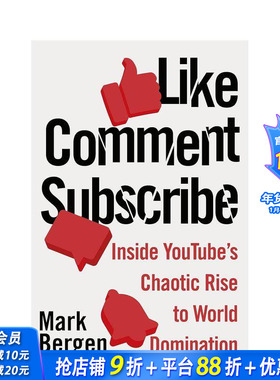 【预售】点赞、评论、订阅 Like  Comment  Subscribe 原版英文商业行销 正版进口书