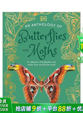 【现货】【DK自然选集】蝴蝶与飞蛾文集 DK Little Anthologies：An Anthology of Butterflies and Moths英文儿童科普图集进口书