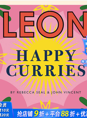 【现货】【Leon】 Happy Curries 里昂快乐咖喱 英文原版餐饮食谱 家常菜菜谱