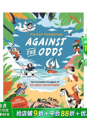 【现货】逆势而为：20 位伟大冒险家的惊人奋斗史 Against the Odds 英文儿童插画故事绘本 进口童书