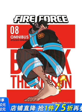 【预售】炎炎消防队 合集8 Fire Force Omnibus 8 (Vol. 22-24) 原版英文漫画书 正版进口书