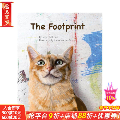 【预售】足迹 The Footprint 英文儿童插画故事绘本 进口童书