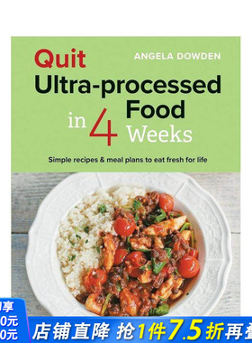 【预售】4周内戒掉超加工食品 Quit Ultra-processed Food in 4 Weeks 原版英文餐饮生活美食 正版进口书