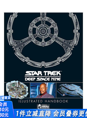 【预售】星际迷航：深空九号与U.S.S图解手册 Deep Space 9 & The U.S.S Defiant Illustrated Handbook 原版英文生活 正版进口书