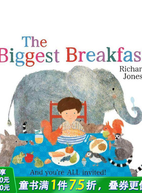 【预售】丰盛的早餐 Biggest Breakfast 英文儿童插画故事绘本 进口童书