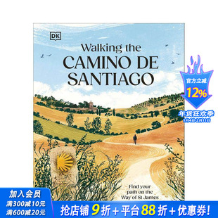 【预售】圣地亚哥朝圣之路 Walking the Camino de Santiago 原版英文旅行 正版进口书