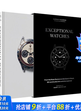 【现货】非凡腕表：90款罕见手表收藏 劳力士戴托纳 Exceptional Watches 原版英文珠宝首饰 正版进口书