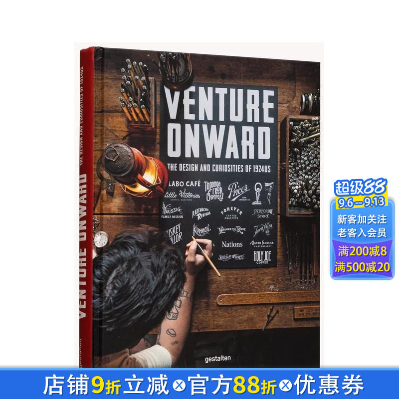 【现货】勇往直前：1924年的美国设计及奇闻轶事 Venture Onward 英文原版进口外版图书