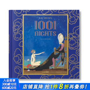 凯·尼尔森：一千零一夜 进口书籍画册 正版 and 现货 英文原版 One Nielsen’s Kay 艺术插画 Nights Thousand
