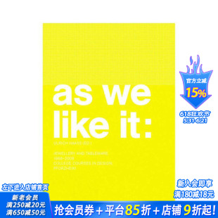 【预售】如我们所愿:珠宝与餐具作品集(1988-2008) As We Like it:Jewellery and Tableware1988-2008 英文珠宝首饰正版进口书