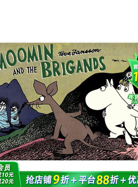 【预售】【姆明全彩漫画】姆明和旅人 【Moomin Colors】Moomin and the Brigands 英文儿童漫画故事书 英语拓阅读进口书