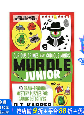 【现货】给好奇小脑袋的逻辑推理解谜 【Murdle Puzzle】Murdle Junior: Curious Crimes for Curious Minds原版英文正版进口书