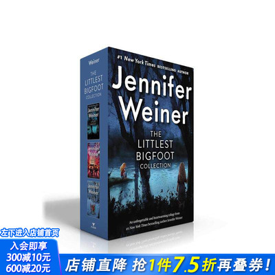 【预售】小小大脚怪 盒装套装集 Littlest Bigfoot Collection (Boxed Set) 原版英文文学小说 正版进口书