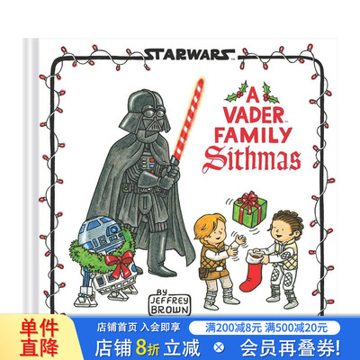 【预售】星球大战Star Wars 维德家族的西斯玛斯 粉丝衍生圣诞节冒险故事漫画 英文原版 Jeffrey Brown 图书