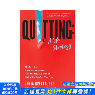 英文心灵励志 进口图书 退出：人生策略 Life Strategy 2023亚马逊年度图书 Quitting 正版 原版 预售