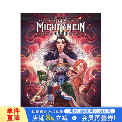 【现货】关键角色：强大的奈因起源 图书馆版 卷1 Critical Role 英文原版漫画书 正版进口图书
