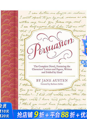 【现货】【信件复刻版】劝导 【Handwritten Classics】Persuasion 原版英文文学 正版进口书