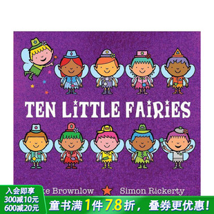 Ten 十个小仙女 Little Fairies 进口童书 英文儿童插画故事绘本 预售