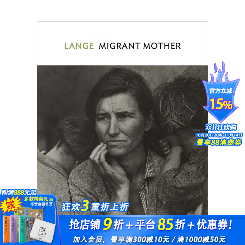 【预售】英文原版 多萝西娅-兰格作品集 【MoMA One】Dorothea Lange 纪实摄影 正版进口书籍艺术画册 善优图书