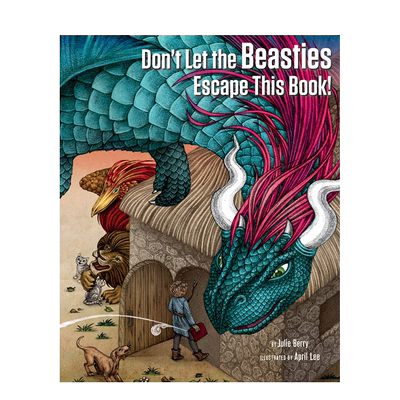 【现货】别让小动物逃出这本书！ Don’t Let the Beasties Escape This Book! 精装艺术插画绘本 中世纪故事 英文进口图书