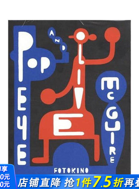 【预售】大力水手和橄榄 Richard McGuire Popeye and Olive 原版英文字体图案标志设计 正版进口书