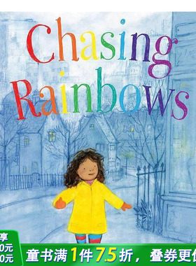 【现货】追逐彩虹Chasing Rainbows 亲子睡前共读阅读故事英语儿童绘本 英文原版 适合4-7岁幼儿 父女温馨 Gabby Grant