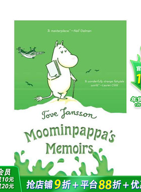 【预售】姆明爸爸回忆录 Moominpappa's Memoirs 英文儿童章节桥梁故事书 英语拓展阅读进口书