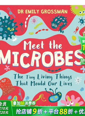 【现货】英文原版 认识微生物：改变我们生活的微小生物 Meet the Microbes! 英语科普儿童绘本 正版进口图书
