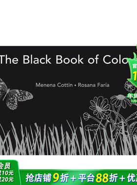 【现货】The Black Book of Colours 黑色宝典 英文原版儿童艺术绘本【善优童书】