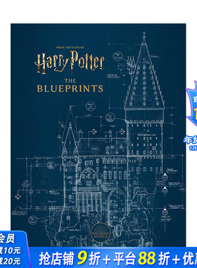 【预售】英文原版 哈利·波特：电影制作草图 Harry Potter: The Blueprints 插画原画设定集 正版进口图书画册