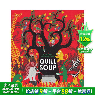 【现货】【南非插画师Dale Blankenaar】鹅毛汤Quill Soup 入围2020年英国协会图画书奖绘本 英文平装版 Alan Durant 图书