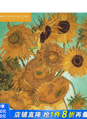 【现货】【日历】文森特·梵高花卉绽放 2026年挂历 Vincent van Gogh Blooms Wall Calendar  艺术创意文创周边 正版进口