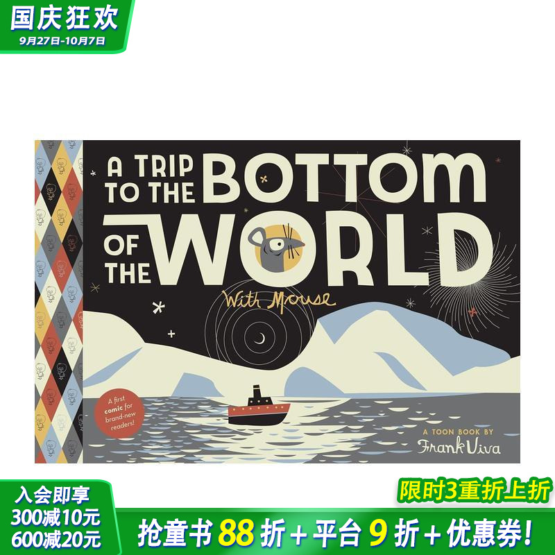 【预售】【老鼠的奇妙之旅】和小老鼠一起探秘南极Trips with Mouse：A Trip to the Bottom英文儿童漫画故事英语拓展阅读进口书