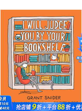 【现货】我要从你的书架来 漫画 I Will Judge You by Your Bookshelf 《纽约时报》插画家Grant Snider 英文原版正版进口书