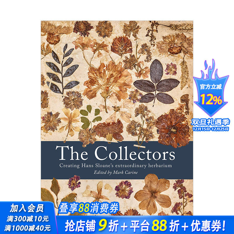 【预售】The Collectors 汉斯·斯隆的植物标本馆Creating Hans Sloane's Extraordinary Herbarium大英博物馆英文原版