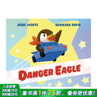 预售 英文儿童插画故事绘本 危险雄鹰 Eagle 进口童书 Danger