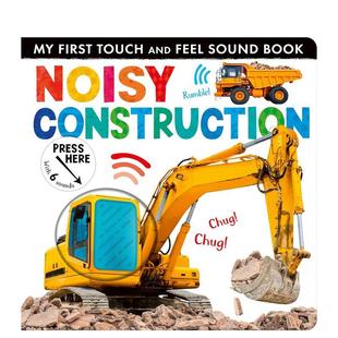 Construction 建筑工地 Noisy 英语早教进口书 英文儿童趣味互动绘本 预售 触摸&发声