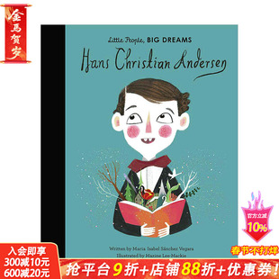 【现货】【小人物，大梦想】安徒生Hans Christian Andersen 英文原版精装 3-6岁儿童文学小说作家诗歌 艺术绘本 人物传记 男孩篇
