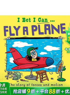 【预售】我打赌我能：驾驶飞机 I Bet I Can: Fly a Plane 英文儿童插画科普绘本 进口童书