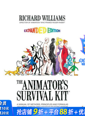 【现货】英文原版 动画师的生存工具包：步行 The Animator’s Survival Kit: Walks 艺术技法 正版进口图书画册