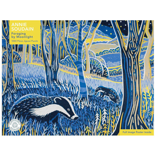 【现货】【1000块拼图】安妮苏丹：月光觅食Annie Soudain: Foraging by Moonlight 艺术创意文创产品 节日礼物