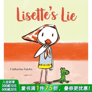 艺术插画绘本 现货 Lisette’s 儿童英语图画书 进口图书 李斯特 趣味故事 英文原版 善优童书 谎言 成长品格塑造 Lie
