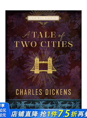 【预售】【Chartwell Classics】A Tale of Two Cities，双城记英文传记 正版进口书籍 善优图书